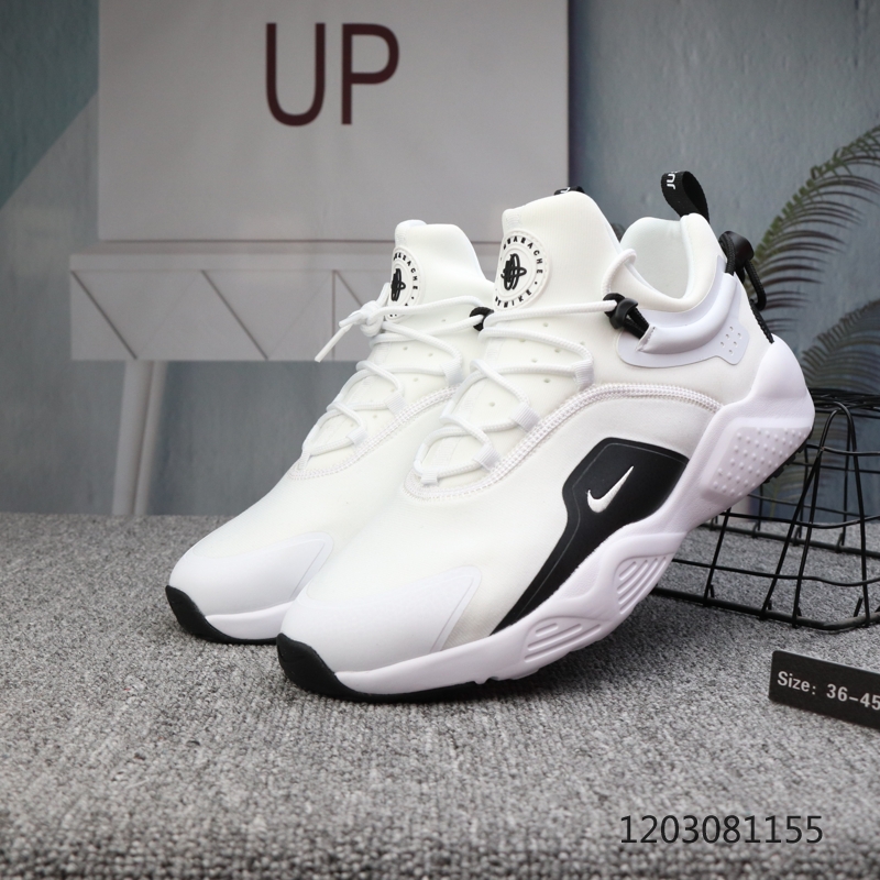 2020 Men Nike Air Huarache 8 White Black Shoes